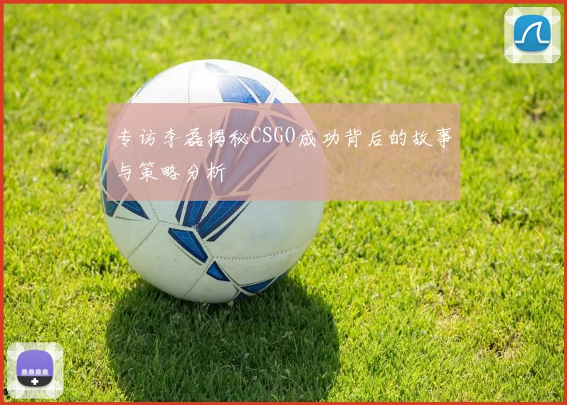 专访李磊揭秘CSGO成功背后的故事与策略分析