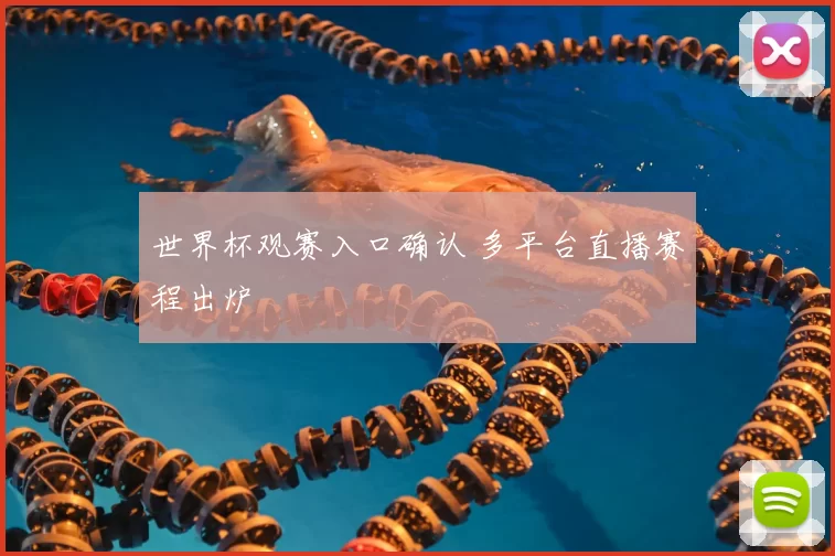 世界杯观赛入口确认 多平台直播赛程出炉